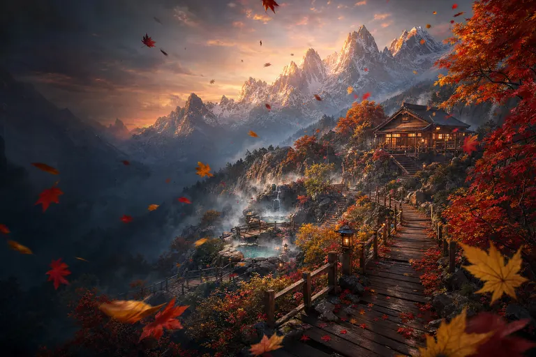 Maplefall Peaks cover art